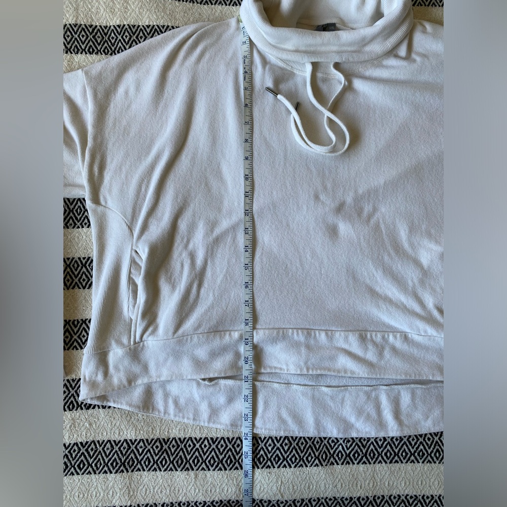 Sweaty Betty Harmonise Luxe Sweatshirt, Ivory White - XXL - Picture 7 of 10
